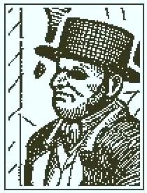 アルフレッド・クレステル甲板長の顔スケッチ - Return of the Obra Dinn 登場人物