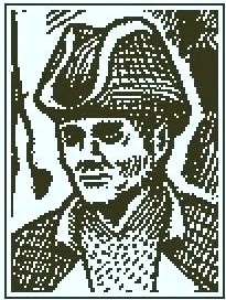 エドワード・ニコルズ二等航海士の顔スケッチ - Return of the Obra Dinn 登場人物