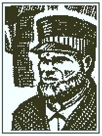 オーラス・ヴィアテル掌砲手の顔スケッチ - Return of the Obra Dinn 登場人物