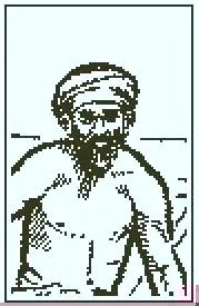 オミッド・グル（檣楼員）の顔スケッチ - Return of the Obra Dinn 登場人物