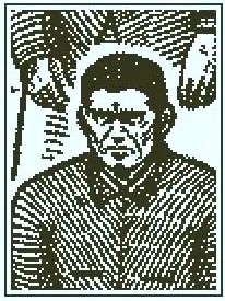 ポール・モス（一等航海士付給仕）の顔スケッチ - Return of the Obra Dinn 登場人物