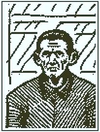 サミュエル・ギャリガン（二等航海士付給仕）の顔スケッチ - Return of the Obra Dinn 登場人物