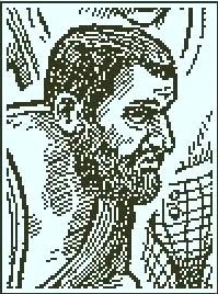 サミュエル・ピーターズ（甲板員）の顔スケッチ - Return of the Obra Dinn 登場人物